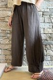 Santos Cushion Cotton Quirky Pant Chocolate